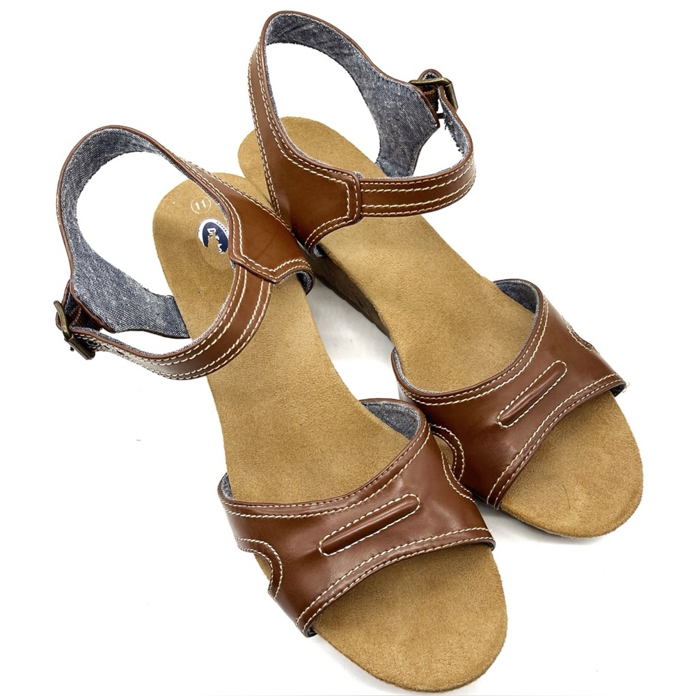 Dr. Scholl's Womens Casual Wedge "W DS BEACHWOOD" Cognac Size 11